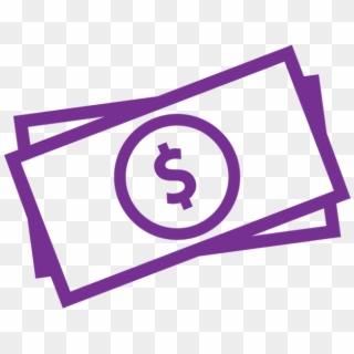 Dollar Bills Icon To Indicate How Roofscreen Products - Money Sign Blue Png, Transparent Png