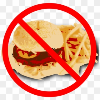Diet Icon Clip Art - No Junk Food Png, Transparent Png