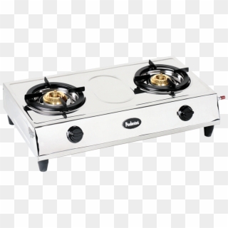 Two Burner Stainless Steel Gas Stove - Steel Gas Stove Png, Transparent Png