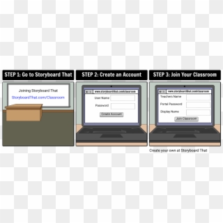 Joining A Storyboard That Classroom - Story Board That Com Classroom, HD Png Download