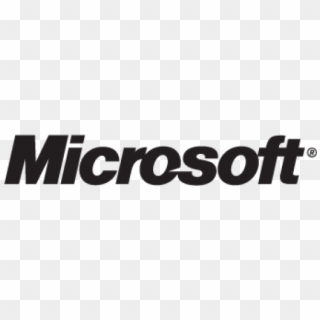 Black Microsoft Logo Png, Transparent Png