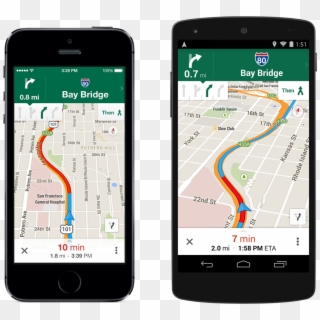 Google Maps Update New Features - Google Maps Lane Indicator, HD Png Download