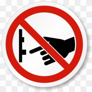 Iso Don't Turn Off Switch Prohibition Symbol Label - Don T Turn Off The Switch, HD Png Download