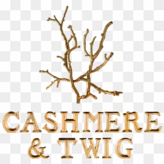 Cashmere Twig Logo Transparent Background For Print - Illustration, HD Png Download
