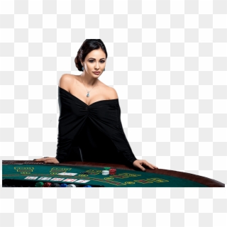 Casino Slot Games 100% Welcome Bonus Up To £/€/$200 - Live Casino Girl Png, Transparent Png