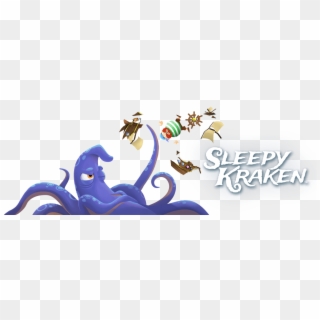 Sleepy Kraken , Png Download - Illustration, Transparent Png