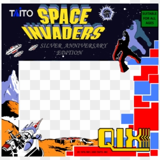 Siqix 2 - 5atariage - Space Invaders Arcade Poster, HD Png Download