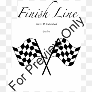 Finish Line Thumbnail Finish Line Thumbnail - Checkered Flag, HD Png Download