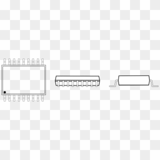 Integrated Circuits & Chips Integrated Circuit Layout - Ic Clip Art, HD Png Download