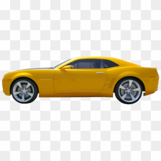 Chevrolet Camaro - Yellow Car Transparent Background, HD Png Download