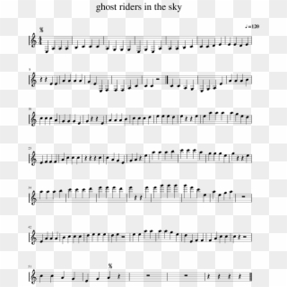 Ghost Riders In The Sky Sheet Music 1 Of 1 Pages - Something Entirely New Steven Universe Sheet Music, HD Png Download