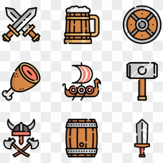 Vikings - Viking Icons, HD Png Download