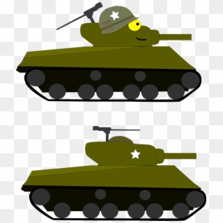 Army Tank Weapons Png Transparent Images Clipart Icons - M4 Sherman Tank Clipart, Png Download