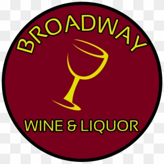Broadway Wine And Liquor - Wine Glass, HD Png Download