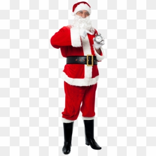Santa Claus Free Commercial Use Png Image - Standing Santa Png, Transparent Png