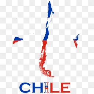 Chile Flag Map - Chile Flag In Map, HD Png Download