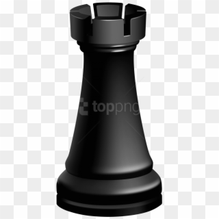 Free Png Download Rook Black Chess Piece Clipart Png - Chess Pieces Transparent Png, Png Download