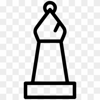 Png File Svg - Bishop Chess Icon White, Transparent Png