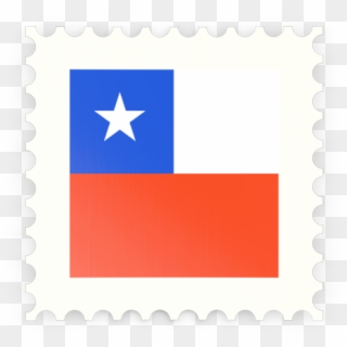 Illustration Of Flag Of Chile - Chile Stamp Png, Transparent Png