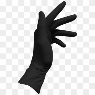 Transparent Gloves Black Graphic Transparent Stock - Black Glove Png, Png Download