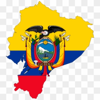 Ecuador Mapa Flag - Happy Independence Day Ecuador, HD Png Download