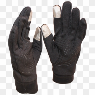 One Size Fits Most Men's Tech Gloves In Black - Leather, HD Png Download