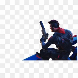 Sitting With A Gun Fortnite Thumbnail Template - Free To Use Fortnite Thumbnail, HD Png Download