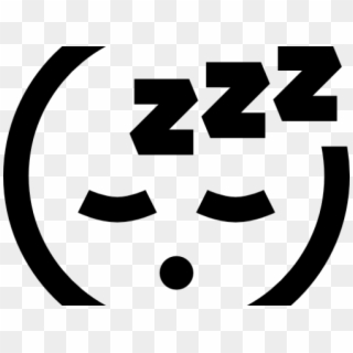Sleeping Clipart Sleep Emoji - Black And White Tired Emoji, HD Png Download