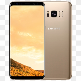Experience A Super Amoled Screen And A Smart 8mp Camera, - Samsung S8 Note Gold, HD Png Download