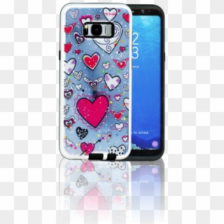 Samsung Galaxy S8 Plus Mm 3d Heart, HD Png Download