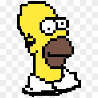 Homer Simpson - Pixel Art Homer Simpson, HD Png Download