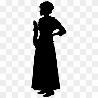 Silhouette Of Ona Judge - 19th Century Woman Silhouette, HD Png Download