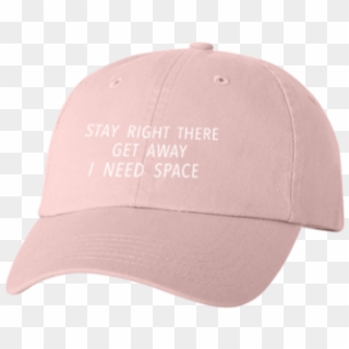 I Need Space Embroidered Pink Dad Hat - Baseball Cap, HD Png Download