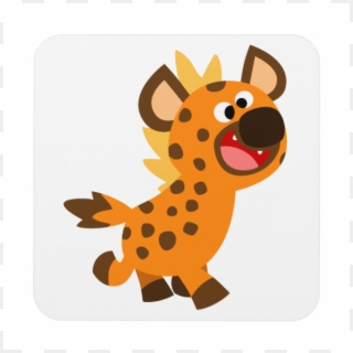 Cute Little Cartoon Hyena Coasters Set - Cartoon Hyenas, HD Png Download