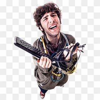 Guy Brokecpu - Musician Tangled In Wires, HD Png Download