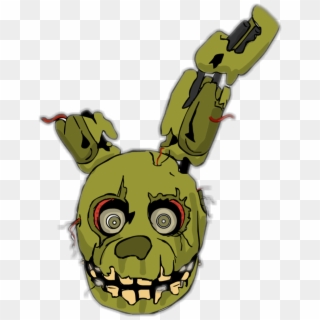 Png Royalty Free Stock Bonnie Sticker By Psych Sfm - Five Nights At Freddy's Springtrap Head, Transparent Png