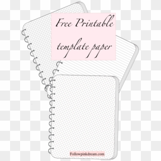 Dot Grid Lined Square Paper Printable Follow Pink Dream - Handwriting, HD Png Download