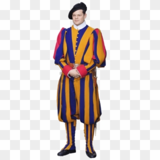 Free Png Download Swiss Guard With Black Beret Png - Costume, Transparent Png