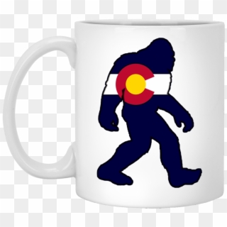Colorado Flag Sasquatch , Png Download - Colorado Bigfoot Shirt, Transparent Png