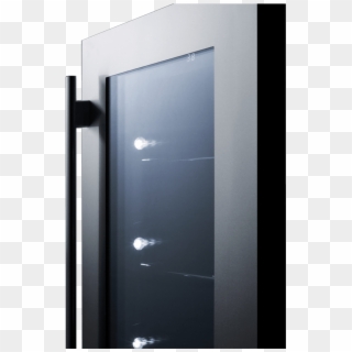 Summit Built In Glass Door Beverage Cooler W/ Digital - Sliding Door, HD Png Download