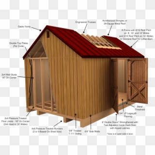 Standard Features For The Lofted Barn Model Include - Loft, HD Png Download