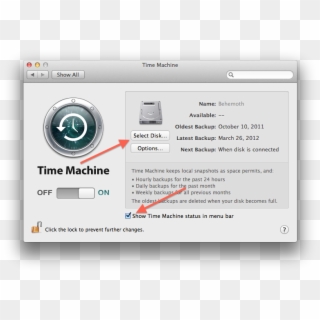 How To Customize Time Machine On The Mac - Time Machine Backup Stuck, HD Png Download
