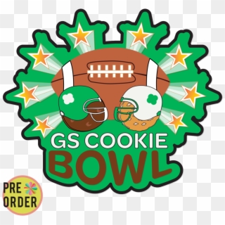 Gs Cookie Bowl Gs Trivia, Football And Fun Patch, HD Png Download