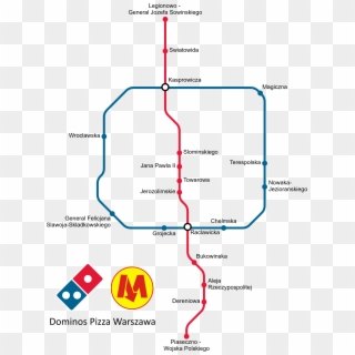 Warsaw, Poland And Nearby Areas - Domino's Pizza, HD Png Download