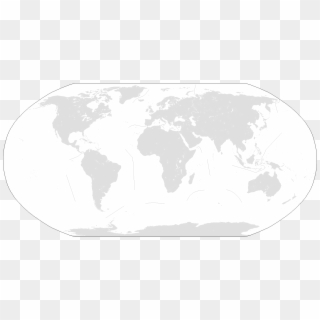 Blankmap World Continents - World Map Blank Wwi, HD Png Download