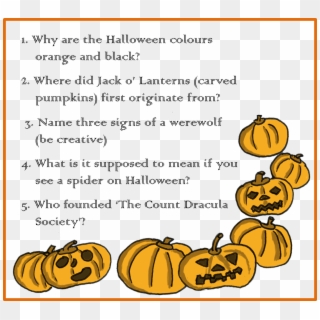 Halloween Trivia Answers And Winner - Halloween Quiz For Kids, HD Png Download