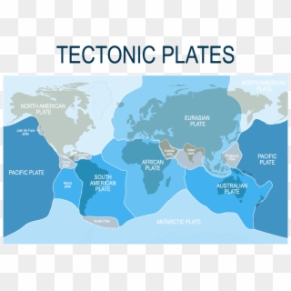 The Earth's Main Tectonic Plates - Indonesia Earthquake 2018 Tectonic Plates, HD Png Download