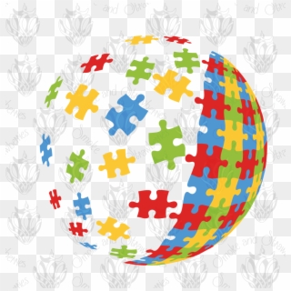 Autism Png - Autism Puzzle Ball Transparent, Png Download