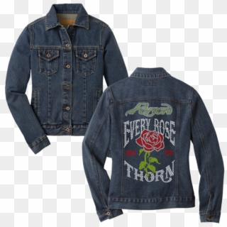 Every Rose Has Its Thorn Denim Jacket - Every Rose Has Its Thorn Jacket, HD Png Download