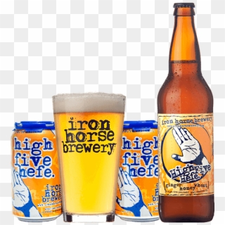 High Five Hefe - High Five Hefe - Iron Horse Brewery, HD Png Download